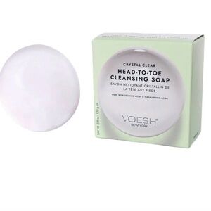 3/$15 🌸 VOESH New York Crystal Clear Cleansing Soap - White